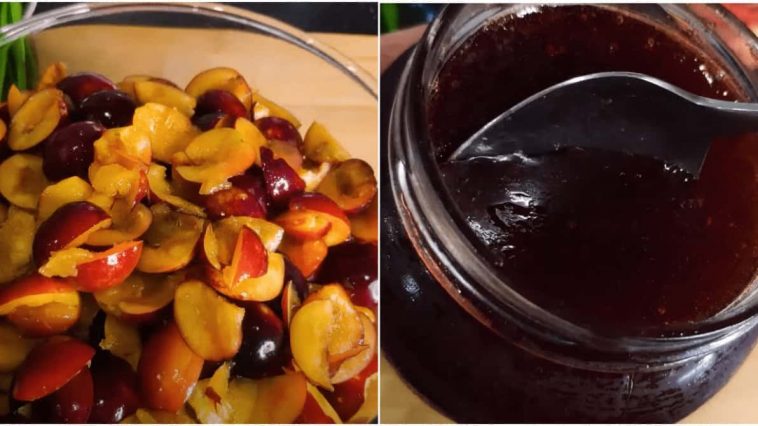 Сливовий джем на зиму – густий, як холодець!