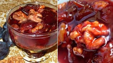 Королівське сливове варення з горіхами та коньяком – смак, гідний монархів! 👑🫙🌰