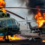 Українські дрони знищили два російські гелікоптери у Сімферополі (фото)