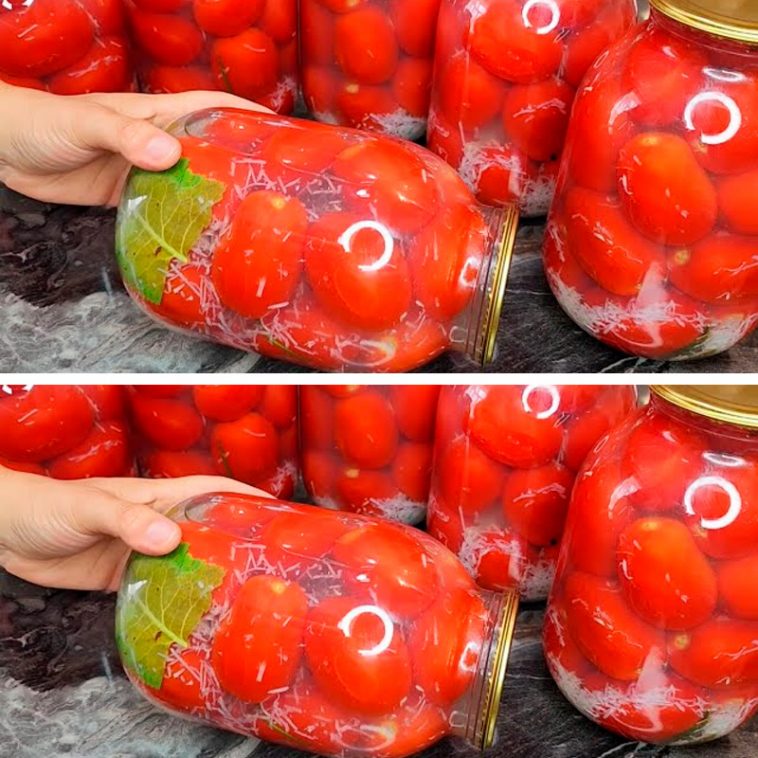 Помідори з часником під «сніжком»