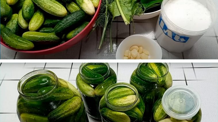 Хрумкі малосольні огірочки без зайвих клопотів: рецепт для 3-літрової та 1,5-літрової банки