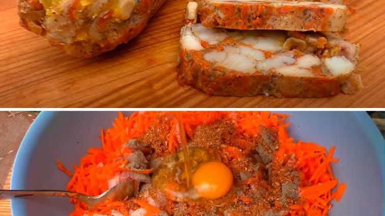 Рулет із сала з куркою та овочами — ніжний, ароматний і бюджетний делікатес