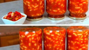 Салат з квасолею, перцем і томатами на зиму — мій фаворит серед закруток!