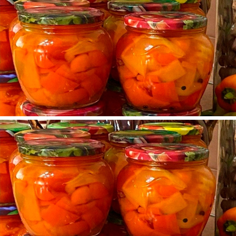 Маринований солодкий перець в олії на зиму по-болгарськи