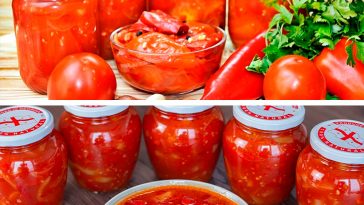 Лечо з помідорів та перцю на зиму