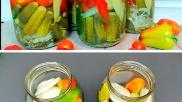 Огірки та помідори в одній банці на зиму — найсмачніший рецепт для всієї родини