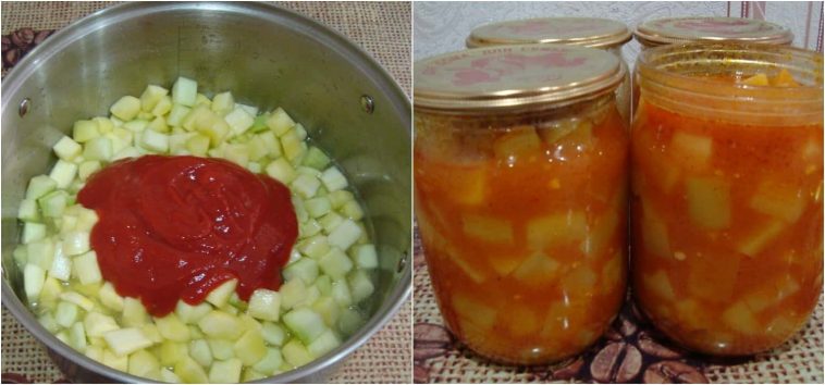 Кабачки в томатній заливці без стерилізації — хрустка насолода на зиму!