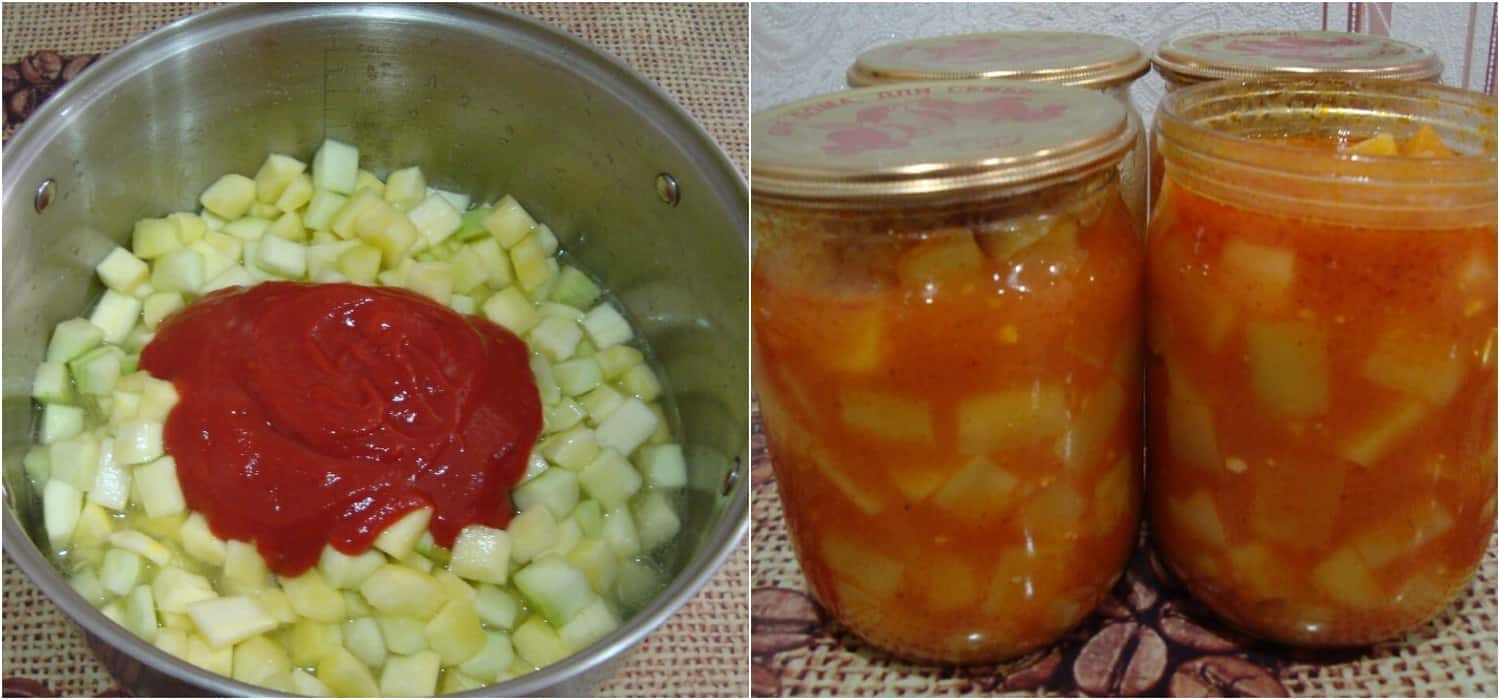 Кабачки в томатній заливці без стерилізації — хрустка насолода на зиму!