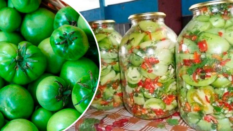«Вогняні» мариновані зелені помідори – якраз для справжніх гурманів!