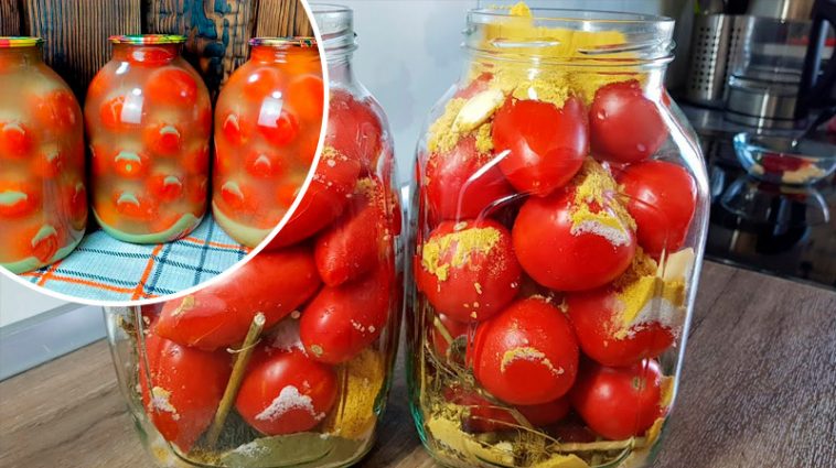 Помідори з сухою гірчицею та аспірином — зимова закуска, яка підкорила мою сім’ю!