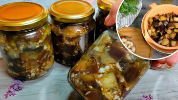 Баклажани «Під гриби» на зиму — ароматні мариновані з часником і кропом