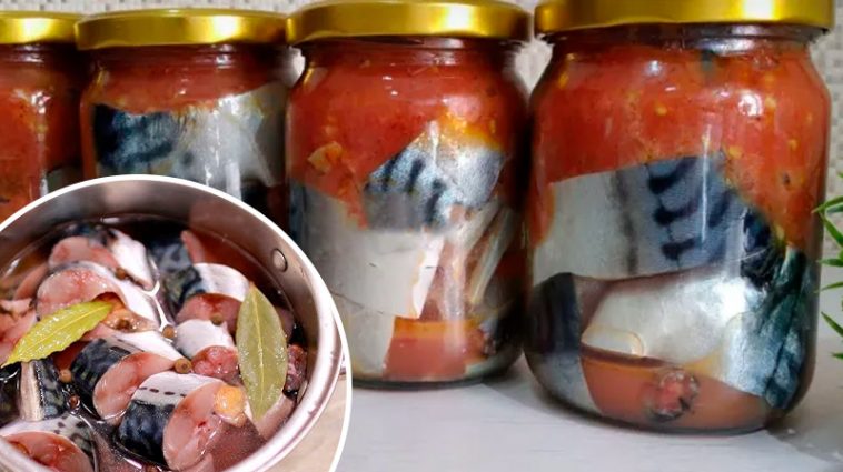 Консервована скумбрія з морквою та томатами — страва, яку захочеться готувати щороку