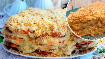 Лінивий торт «Наполеон» з печива — простий і неймовірно ніжний десерт