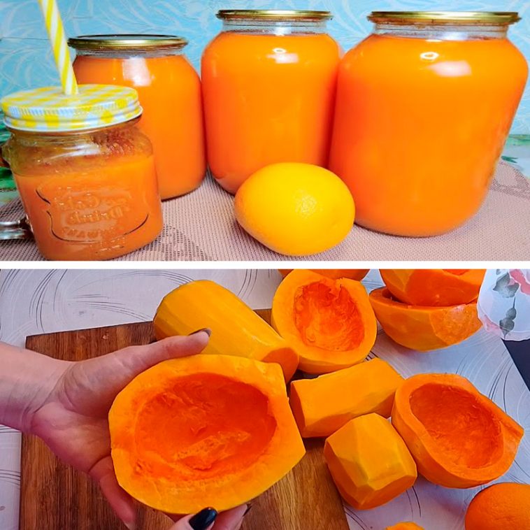 Гарбузовий сік з апельсином і м’якоттю – золота користь у банці