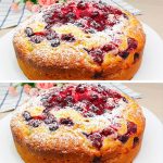 Козирний рецепт! Вишневий пиріг на кефірі з м’ятою та лимонною цедрою