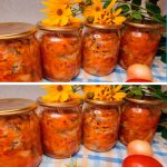 Ситний салат зі скумбрії з овочами на зиму