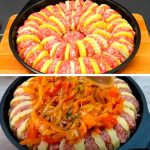 Картопляно-м’ясна запіканка з овочевим соусом Страва, яка неодмінно здивує гостей і потішить рідних!