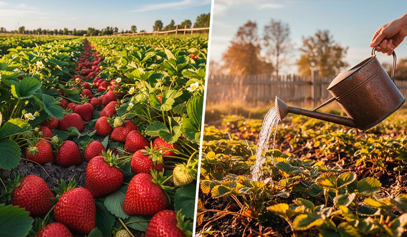 Осіння турбота про полуницю: один інгредієнт для рекордного врожаю