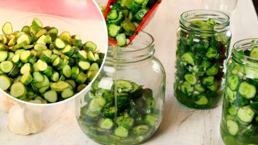 Огірки за 15 хвилин! Неймовірно смачна салатна консервація на зиму