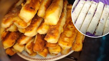 Сирні палички з яблуком і родзинками – смачна альтернатива сирникам