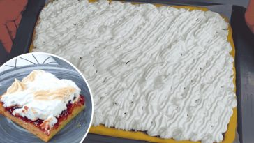 Пиріг із варенням та безе — смак свята у кожному шматочку