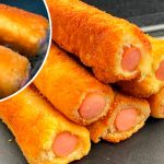 Хрусткі хлібні рулетики з сиром і сосисками Швидкий сніданок за копійки!