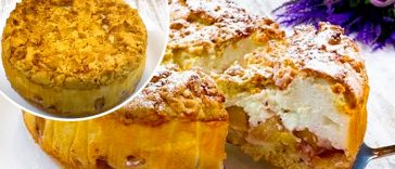 Яблучний пиріг із кремом-суфле “Львівський” — ніжність у кожному шматочку