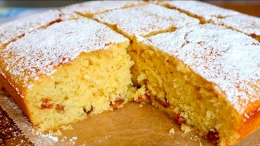 Манник на кефірі в духовці – ніжна випічка зі смаком дитинства