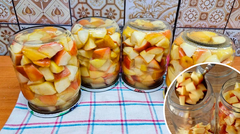 🍎 Бабусин яблучний компот без зайвого клопоту — взимку не залишиться жодної баночки!