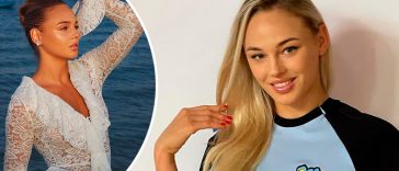 «Лазурна богиня»: Дар’я Білодід у сукні з воланами захопила мережу довгими ногами