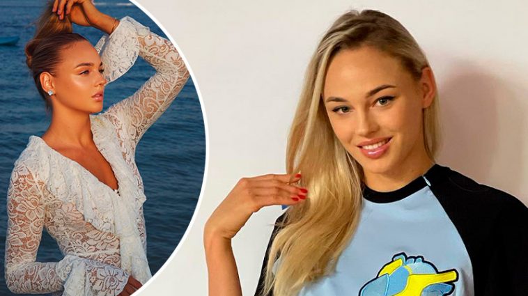 «Лазурна богиня»: Дар’я Білодід у сукні з воланами захопила мережу довгими ногами