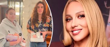 З гумором і подарунками: Оля Полякова вперше приймала іноземного зятя в Україні