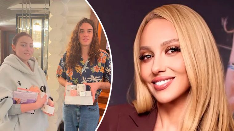 З гумором і подарунками: Оля Полякова вперше приймала іноземного зятя в Україні