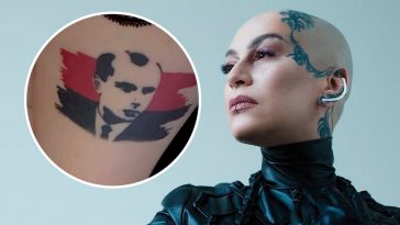 «Він — мій символ свободи»: Наргіз пояснила, чому набила портрет Бандери на нозі