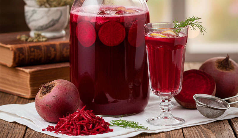 Буряковий квас для очищення судин і зниження тиску: користь, рецепт приготування та протипоказання