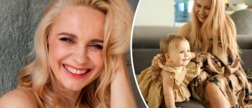 Перший б’юті-експеримент: 1,5-річна донечка Лілії Ребрик розчулила мережу спробою нафарбувати губи