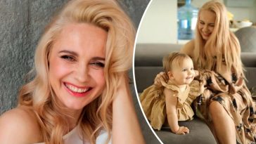 Перший б’юті-експеримент: 1,5-річна донечка Лілії Ребрик розчулила мережу спробою нафарбувати губи