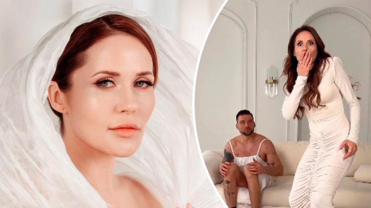 Весняний сюрприз від Денисенко: її обранець з’явився в кадрі… у білій сукні