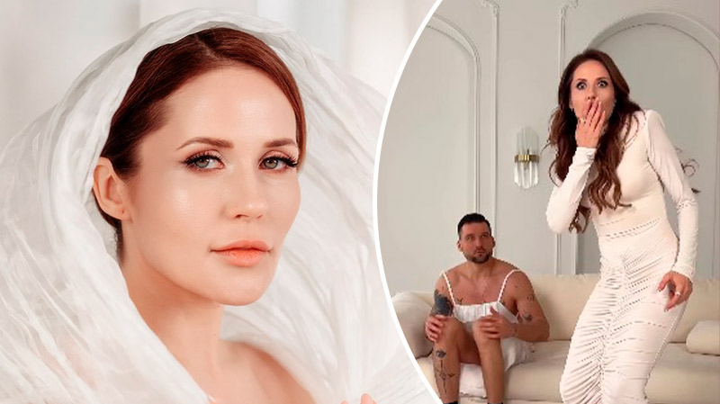 Весняний сюрприз від Денисенко: її обранець з’явився в кадрі… у білій сукні