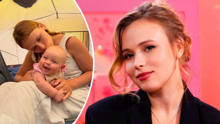 Перший рік щастя: Анна Кошмал показала ніжні архівні фото доньки Софії з дня її народження