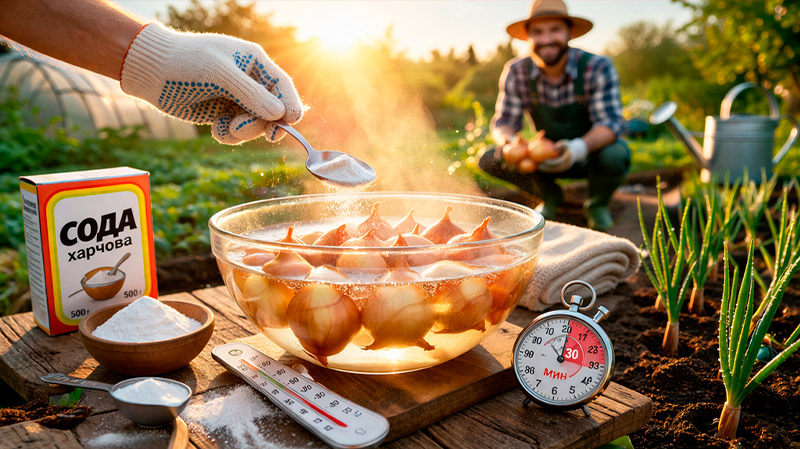 Як підготувати цибулю до посадки: простий розчин для щедрого врожаю 🌿🧅