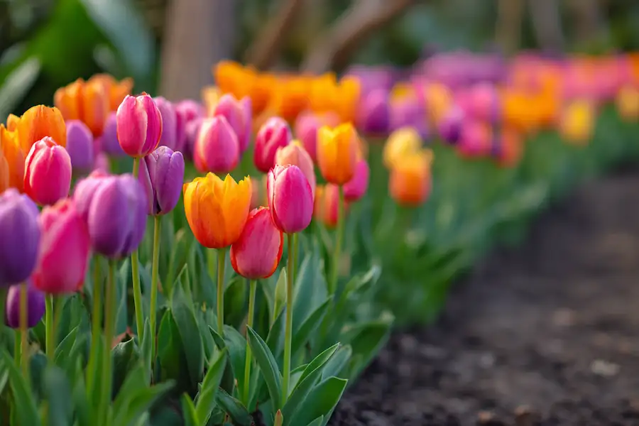 Посадка цибулин квітів у яєчних лотках: простий траншейний метод для ідеальних клумб