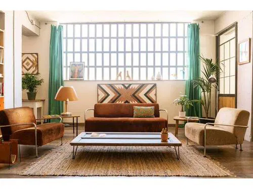 Palm in a Vintage Themed Room