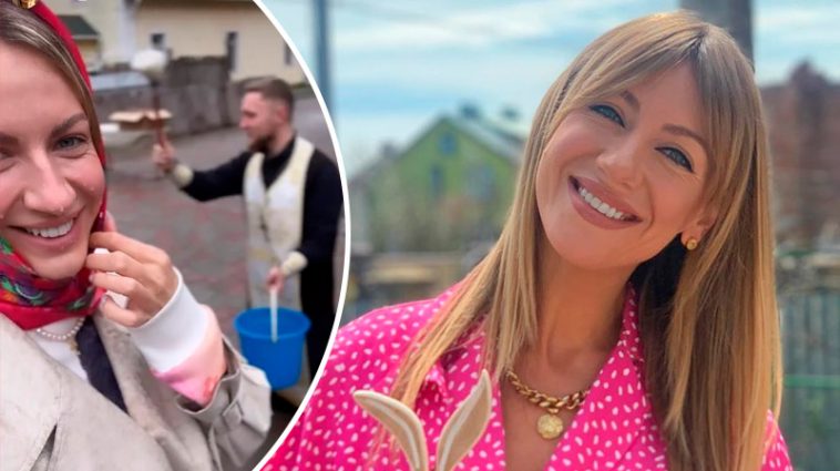 Перший Великдень у ролі мами: Леся Нікітюк влаштувала веселу “битву” крашанок із маленьким сином