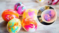 Косметичний лайфхак до Великодня: як створити мармурові крашанки за кілька хвилин
