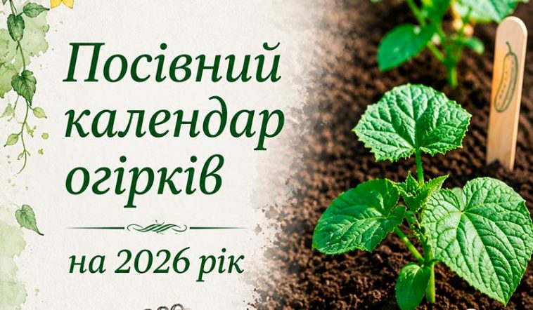 Коли сіяти огірки у відкритий ґрунт у травні 2026, щоб збирати врожай усе літо