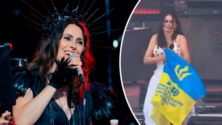 Солістка рок-гурту Within Temptation підняла прапор України на сцені міжнародного фестивалю в Німеччині