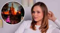 Російська атака залишила без школи: Анна Кошмал показала згарище навчального закладу свого сина