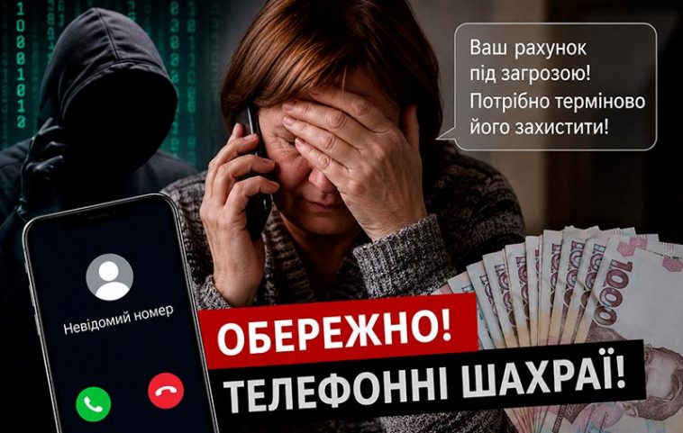 Схема із «захистом рахунку»: жителька Полонного втратила майже 100 тисяч гривень через телефонних шахраїв