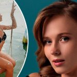 Анна Кошмал захопила мережу, виконавши стійку на голові в купальнику